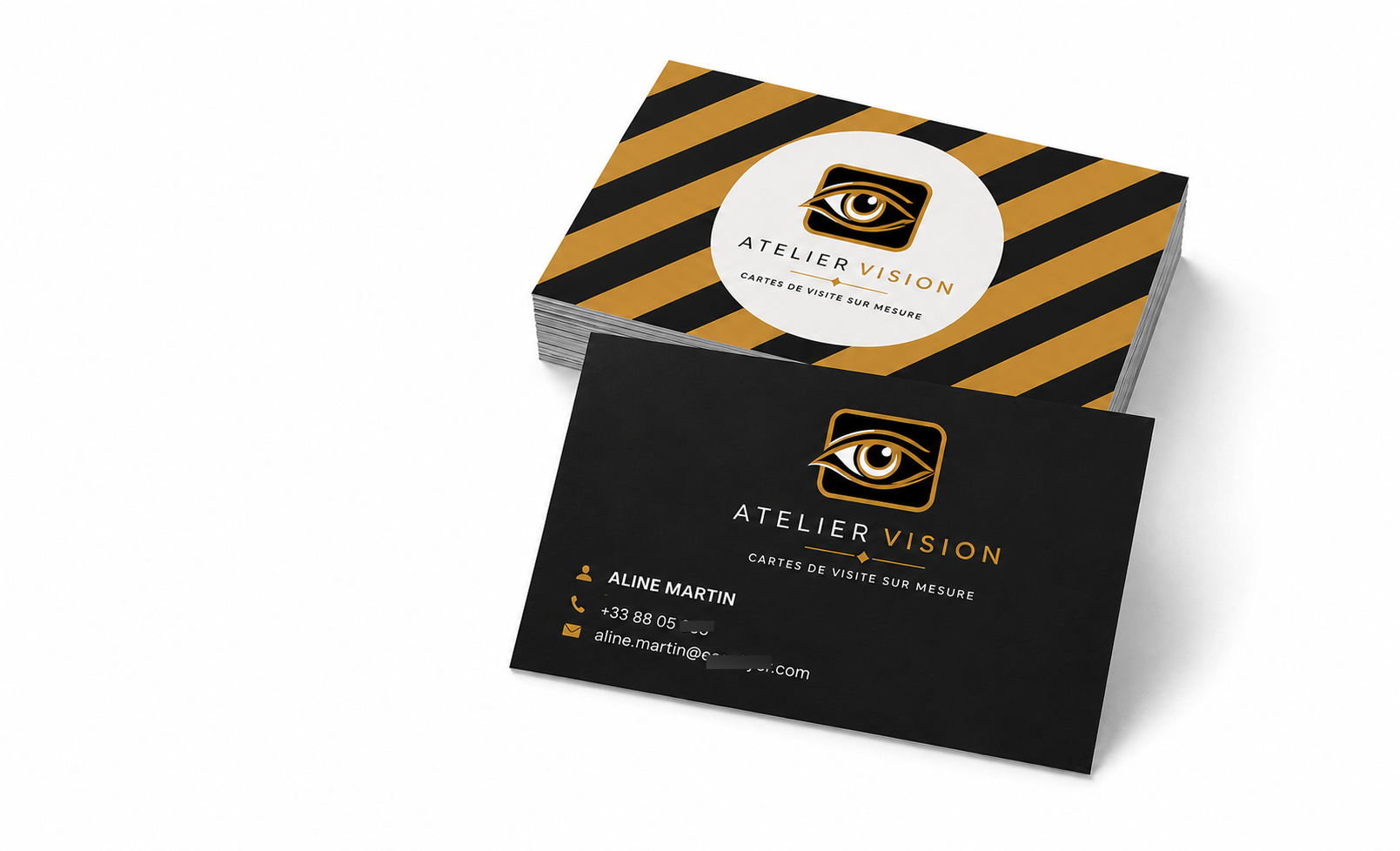 Cartes de visite personnalisées – Lot de 800